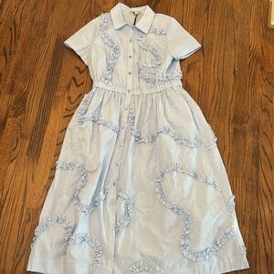 NWT Kate Spade x Target ruffle shirt dress